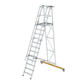 Podestleiter fahrbar, klappbar Produktbild